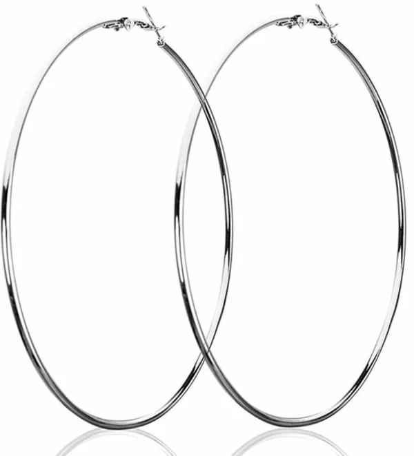 Alloy Big Hoop Earring for Girls -