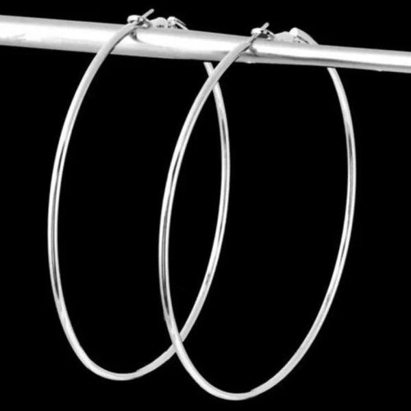 Alloy Big Hoop Earring for Girls -