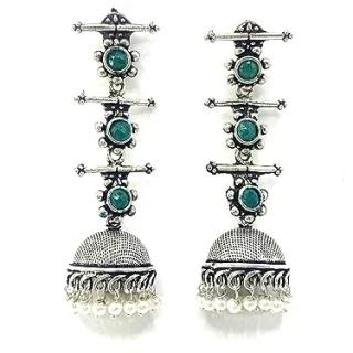 amoolya just like u Oxidised Artificial JewelleryTraditional Beautiful fancy Long Stone