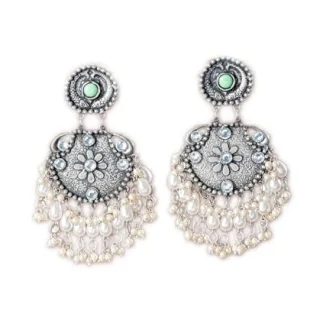Fashion Latest Stylish Traditional Kundan Chandbali Earrings for Girls - Jhumka Earrings