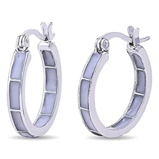 Modish Silver Plated Hoop Earrings for Women