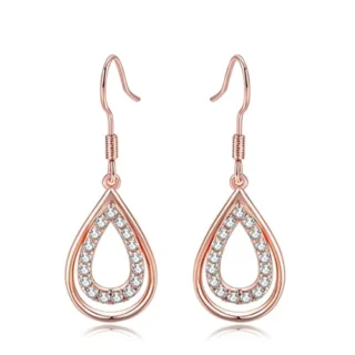 Beautiful and Attractive Hollow Water-Drop Earrings for Women