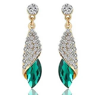 Jewellery for women Gold-plated Crystal Drop Earings Earrings for Women Girls