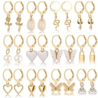 Pairs Combo Set Latest Stylish Drop Earrings for Women
