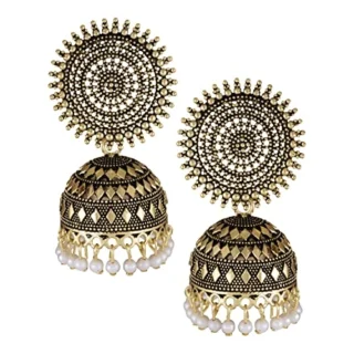 Peacock Big Round Jhumkas Jhumka jhumki Earrings