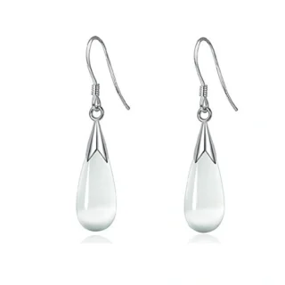'Pearl Drop' Sterling Silver Earrings for Girls