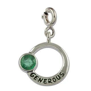 925 Sterling Silver Generous Taurus Zodiac Charm Pendant - Fits in Bracelets