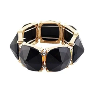 Black Stone Coff Kadaa Bracelet for Girls Women