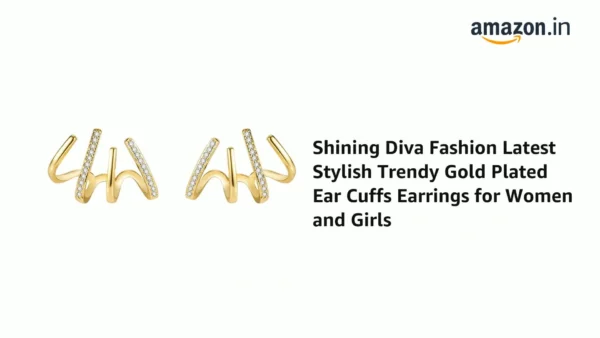 Latest Stylish Trendy Gold Plated Ear Cuffs Earrings for Women
